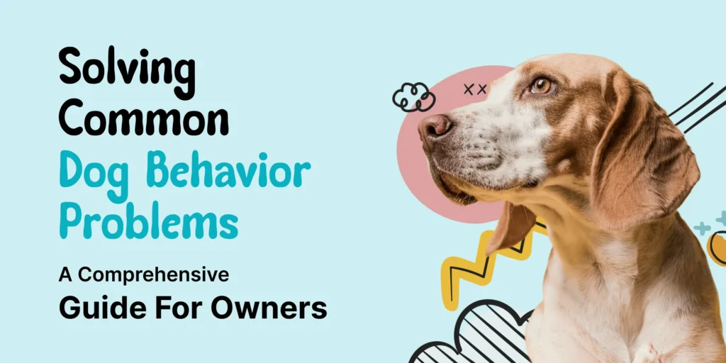 a dog with behavioral problems